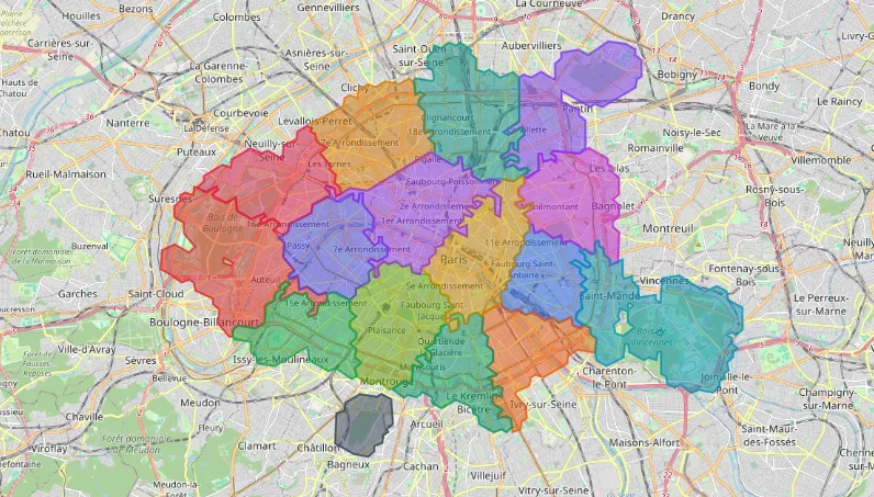 Pondérer la charge d'entretien des arbres de Paris pour équilibrer 15 tournées