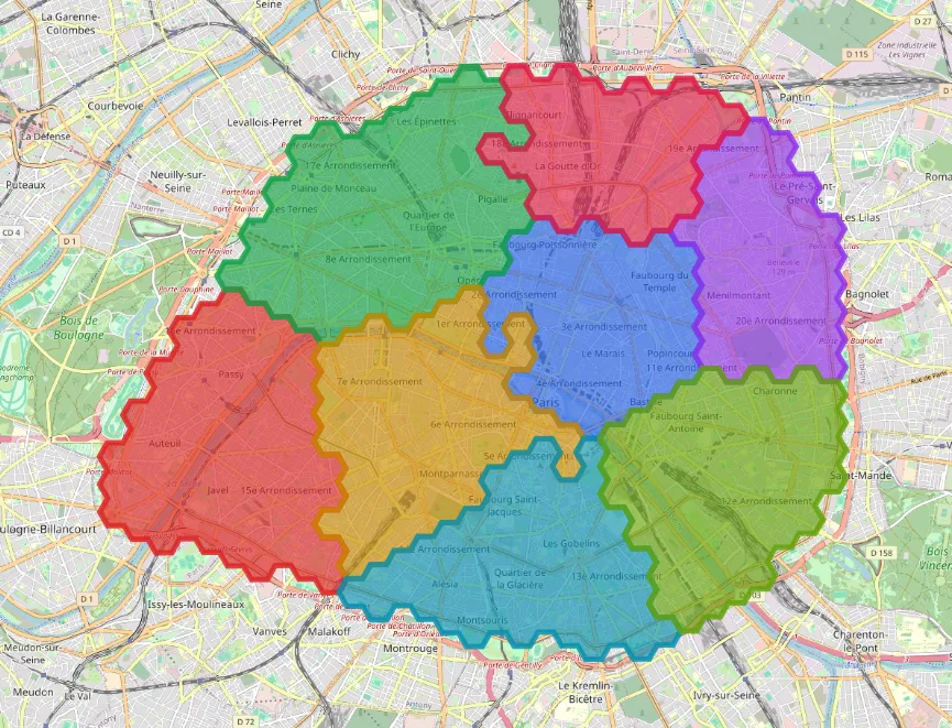 Équilibrer les tournées de collecte des bornes à déchets alimentaires de Paris